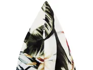 Dekokissen 2er Set EDELWEISS 45 x 45 cm Samtstoff Bunt Pflanzenmuster_834845