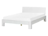 Bett mit Lattenrost Kiefernholz ROYAN 140 x 200 cm Weiß_925889