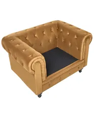 Armchair CHESTERFIELD Velvet Gold_1041642