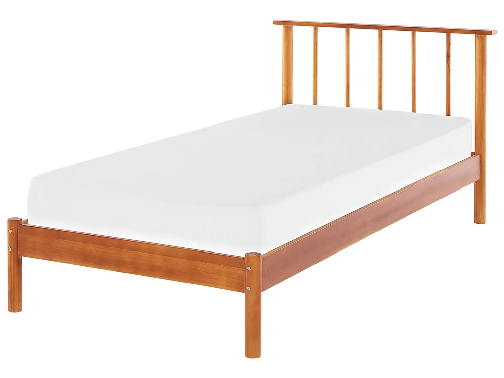 Bed Pine Wood BARRET 90 x 200 cm (EU Single) Brown
