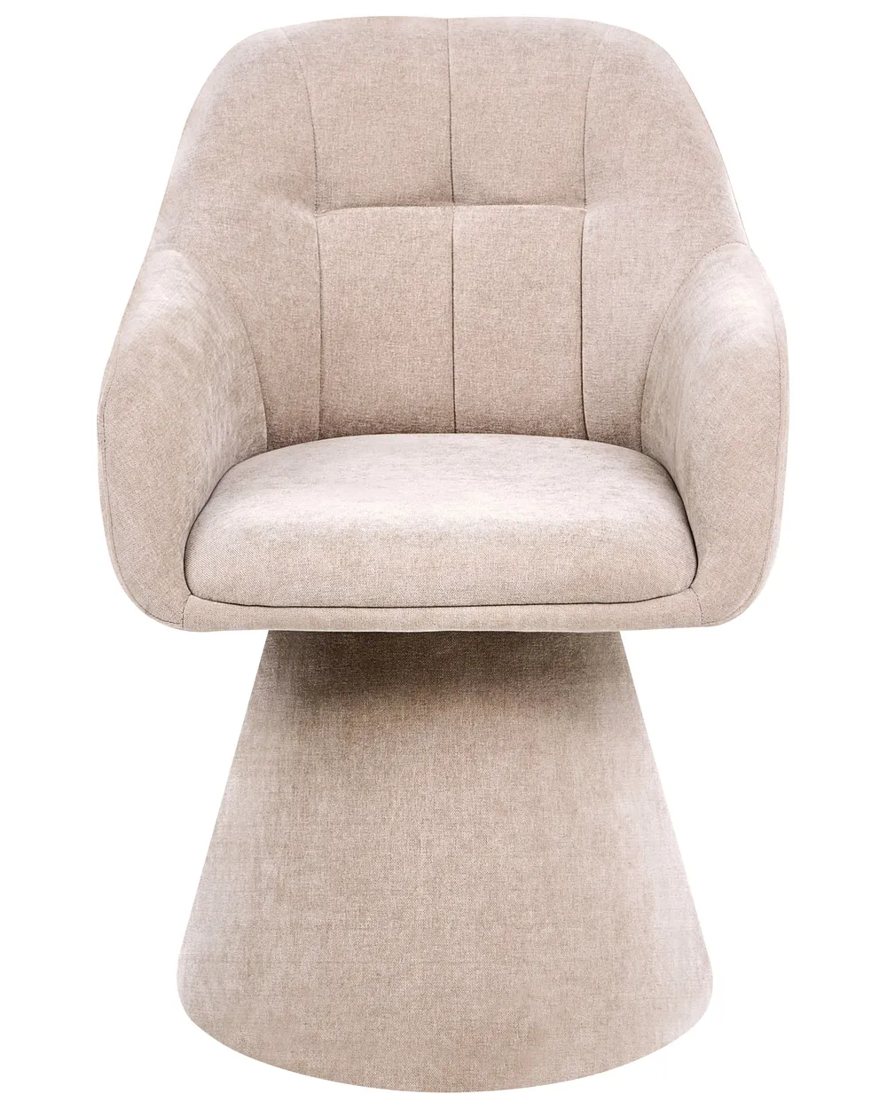 Eetkamerstoel LIVONIA Chenille Lichtbeige_1118624