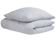 Bettwäsche-Set MORNINGSIDE 135 x 200 cm Baumwollsatin Grau_815064