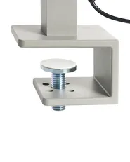 LED Clamp-On Desk Lamp OCTANT with Motion Sensor Metal Silver_849495