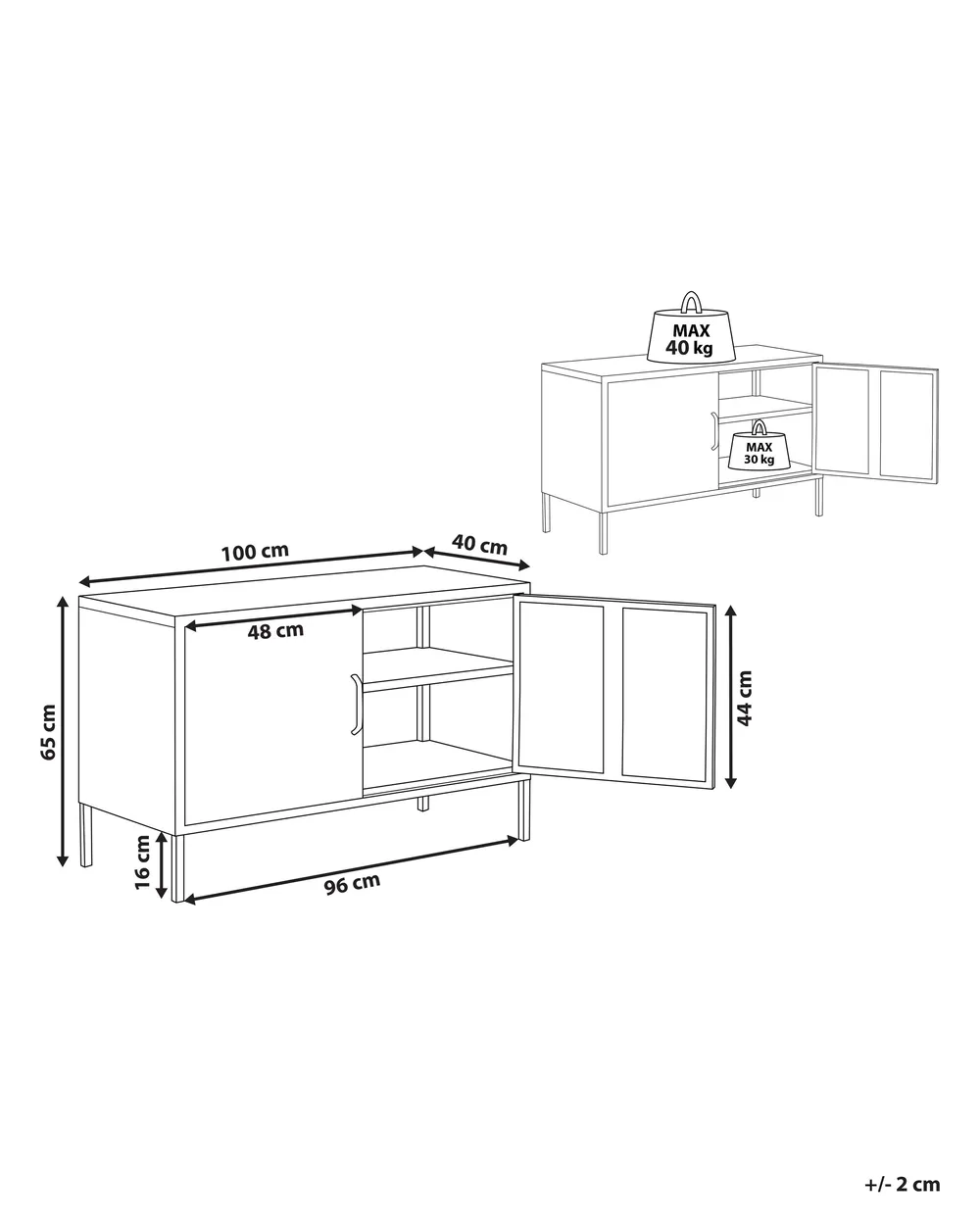 Büroschrank URIA Metall Weiß_844046