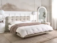 Bed Fabric SOULISSE 160 x 200 cm (EU King Size) Beige_999086