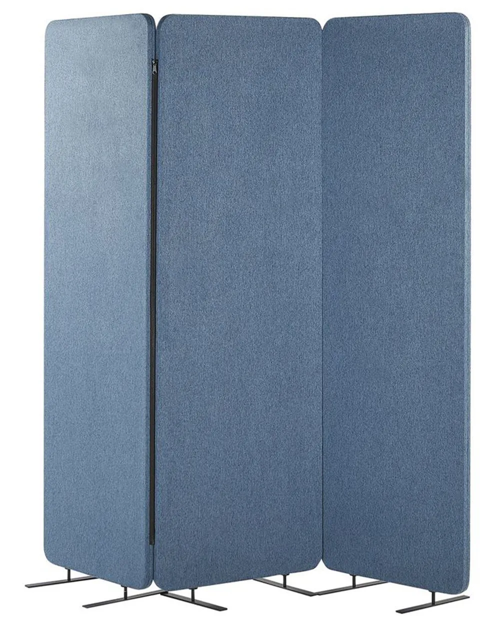 Büro-Raumteiler STANDI 184 x 184 cm Blau