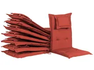 Sitzauflagen 8er Set MAUI 40 x 54 cm Dunkelrot_769605