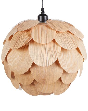 Pendant Lamp BAMPUR Bamboo Natural | Beliani.de