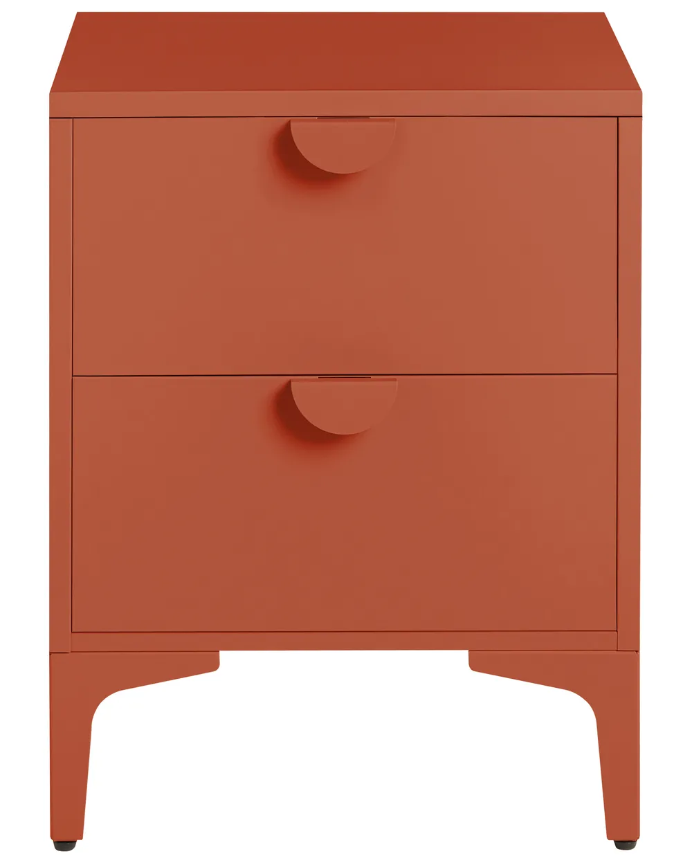 Nachttisch mit 2 Schubladen ARDURA Metall Goldbraun_1077756