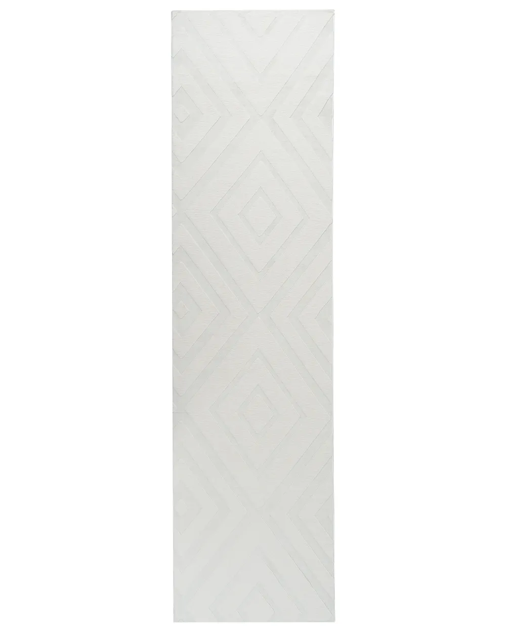 Teppich BORAH Cremeweiß 80 x 300 cm