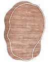 Teppich DERA Braun 160 x 230 cm Viskose