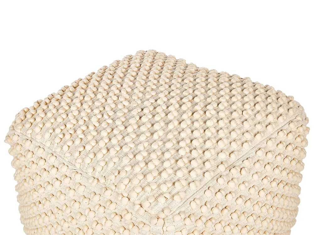 Pouffe KINGRI Cotton Light Beige_885715
