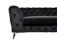 Sofa 3 Seater SOTRA Velvet Black_706350