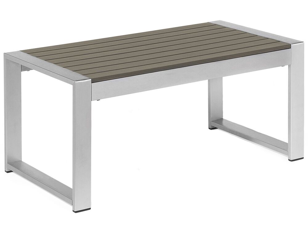 Vrtna stolić za kavu SALERNO 90 cm 50 cm Metal Tamnosivi
