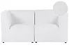Modulsofa 2-Sitzer LEMVIG Cord Cremeweiß