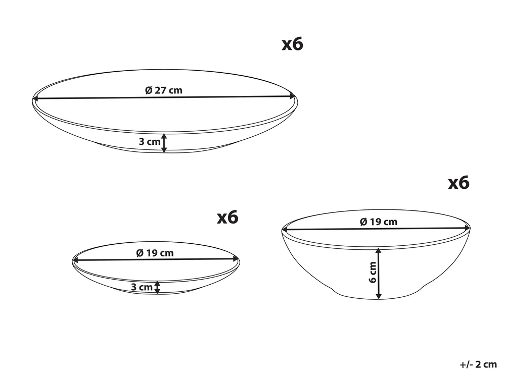 Set of 18 Dinnerware VIVANI Stoneware Green_1041943