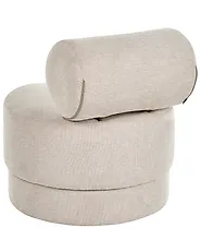 Drehsessel KARVIA  Stoff Hellbeige_1165206