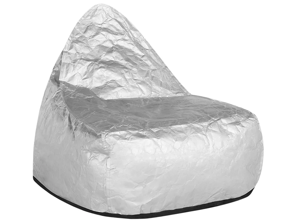 Sitzsack 200 L DROP 63 cm 75 cm Silber
