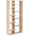 Bücherregal mit 8 Ebenen FONTAS 180 cm Hellbraun