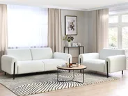Sofa Set 4-Sitzer ASKIM Bouclé Weiß_918537