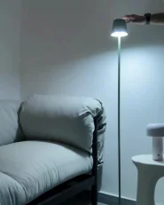 Kabellose LED Stehlampe GAVARRESA mit Dimmer Metall Grün_1001673