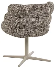 Dining Chair Swivel YOUNGSTOWN Fabric Taupe_1161808