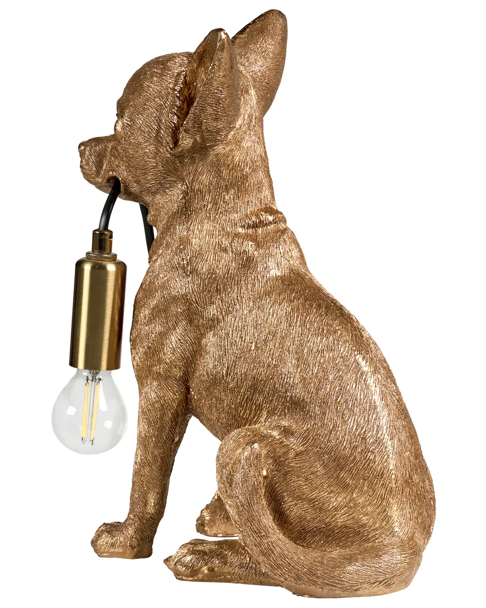 Tischlampe Hund ROCCO Gold_1003473