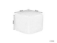 Pouf DAMAN Baumwolle Hellbeige_886856
