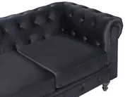 Sofa 3 Seater CHESTERFIELD Velvet Black_1065198