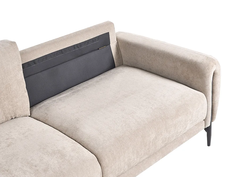 Bank 3-zits SKARO Chenille Beige_1156627