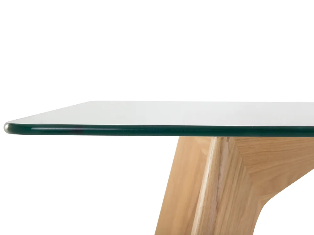 Esstisch HUDSON II Transparent 180 cm 90 cm Glas_1107306