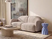 Bank 3-zits JULE Bouclé Beige_1125960
