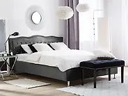 Bed Velvet METZ 180 x 200 cm (EU Super King) Dark Grey_1169573