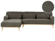 Ecksofa 3-Sitzer SIMOS Cord Dunkelgrün rechtsseitig_896920