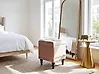 Poef met opbergruimte LORETTO Fluweel Beige