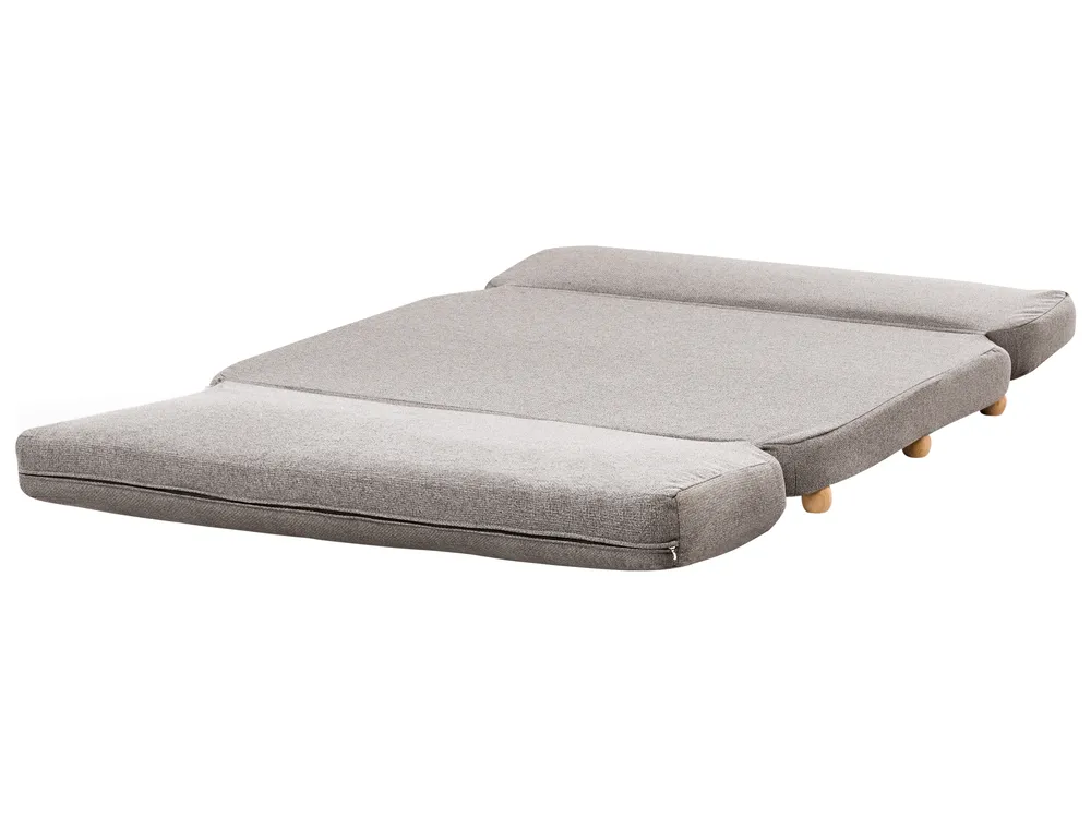Schlafsofa 2-Sitzer ESBJERG Kunstleinen Dunkelgrau_1059285
