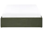 Ottoman Bed without Headboard DINAN Boucle Dark Green 120 x 200 cm (EU Small Double)_1188253