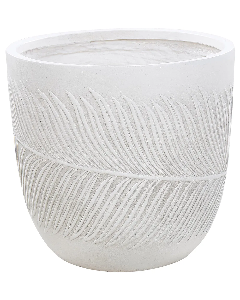 Blumenkübel FTERO 42 cm Cremeweiß