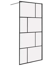 Shower Screen TAPAJOS 900 x 1950 mm Black_998912