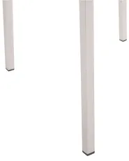 Gartenstuhl 4er Set GROSSETO Edelstahl Grau_818402