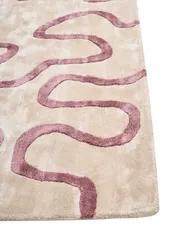 Teppich KAPPAR Beige 160 x 230 cm Viskose_904000