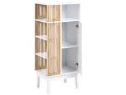 Bathroom Cabinet NUBES 52 cm Light Brown/ White_1182761