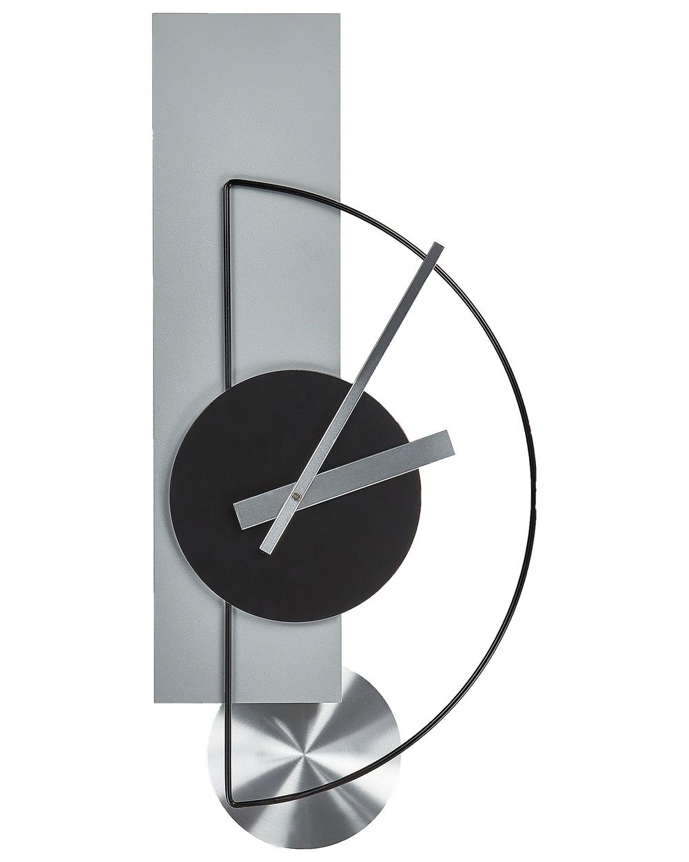 Wall Clock CEVINS Metal Light Grey