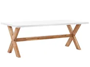Gartenmöbel Set 6-Sitzer OLBIA inkl. Kissen Beige_816532