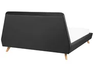 Bed Velvet VIENNE 180 x 200 cm (EU Super King) Black_740361