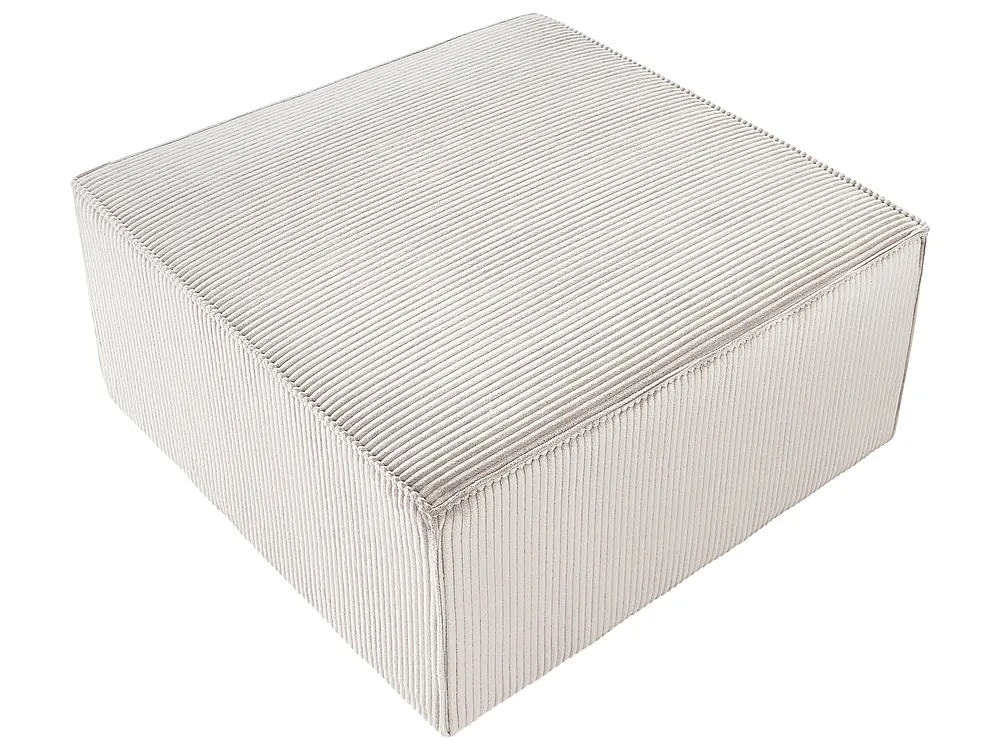 Ottoman LEMVIG Corduroy Beige_1158663