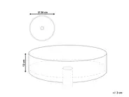 Countertop Basin CALIG ⌀ 360 mm Ceramic White_922152