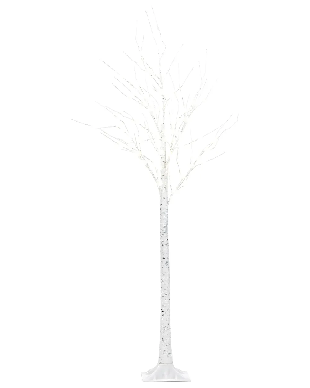 Gartendekoration LED LAPPI 160 cm Weihnachtsbaum Weiß
