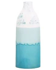 Flower Vase CALLIPOLIS 35 cm Stoneware Blue_810571