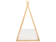 Kinderbett Tipi Kiefernholz SAURAT 90 x 200 cm Hellbraun_910981